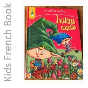 3/$13 FRENCH livre kids children picture novel book Lutins Coquins
